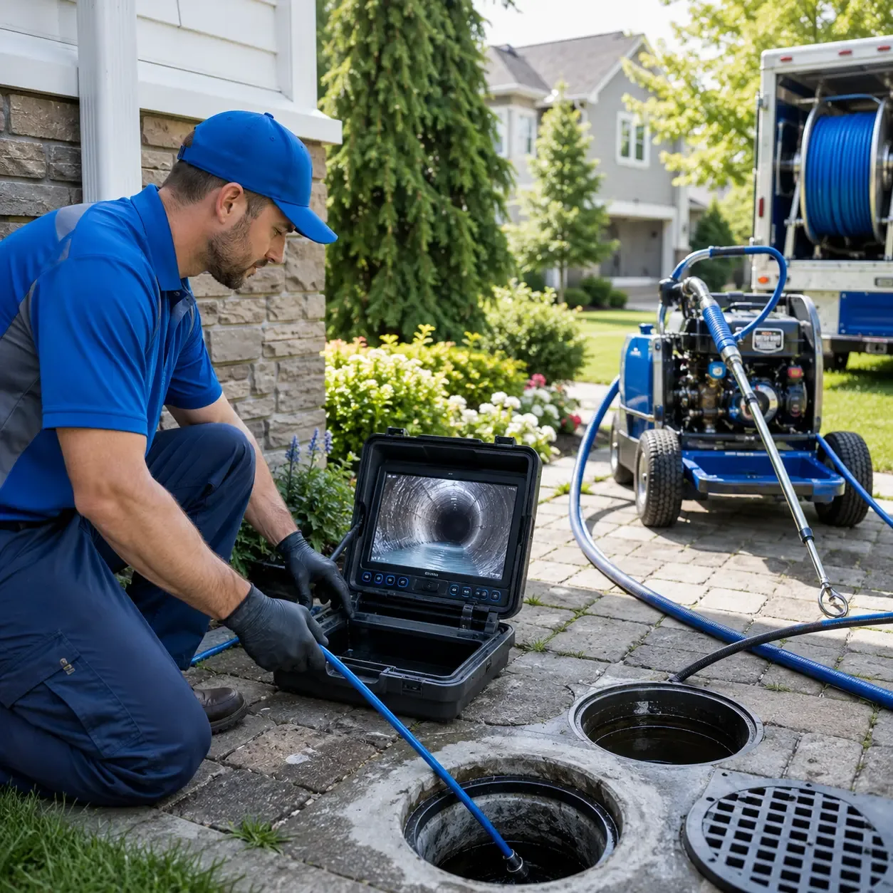 Outdoor drain cleaning professionals serving Left Hand, WV